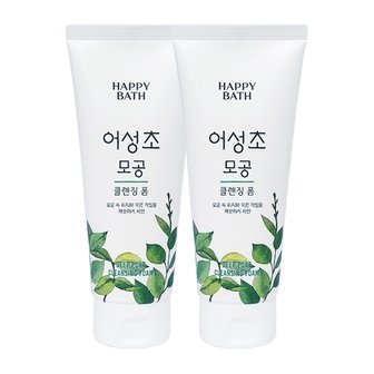 해피바스 어성초 모공 클렌징폼 200g x2