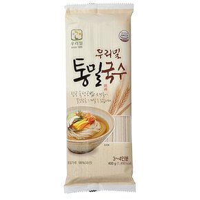 칼국수 비빔국수 통밀국수 만두 400g 우리밀 3~4인분 수제비 서치생활