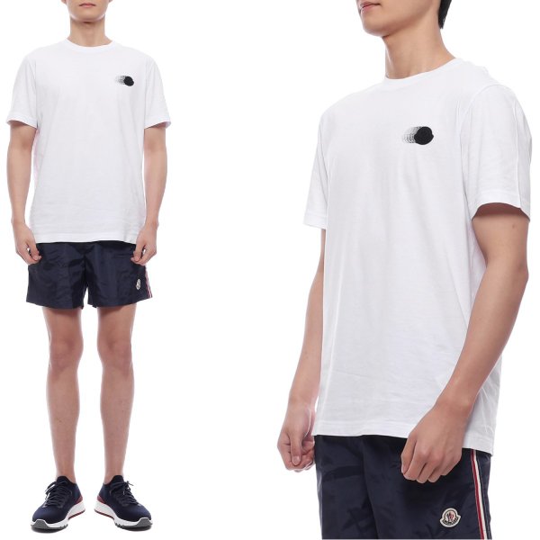 [부산점] 25SS 남성 페이디드 로고 모티프 반팔티셔츠 (8C00028 89A17 001 25S)