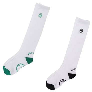 와이드앵글 (WWP24S08) 여성 베이직 니삭스(35cm)