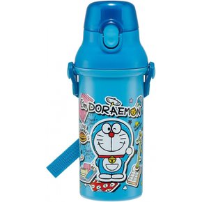 스케이터 물통 도라에몽 스티커 480ml 어린이용 항/균 플라스틱제 일본제 PSB5SANAG 물통 480ml