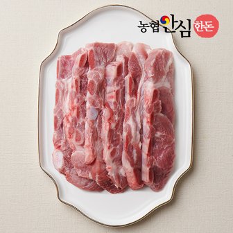 농협안심한돈 [냉동] 국내산 돼지 LA갈비 구이/찜용 500g