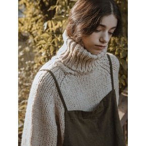 [알파카]Wool Alpaca Turdle-Neck Pull Over -4color