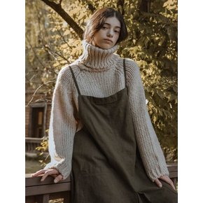 [알파카]Wool Alpaca Turdle-Neck Pull Over -4color