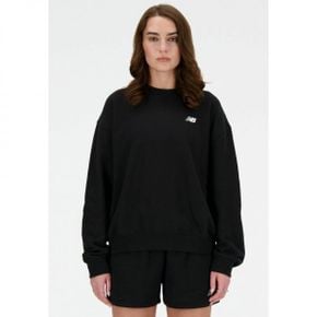 5141576 New Balance ESSENTIALS FRENCH CREW - Sweatshirt black