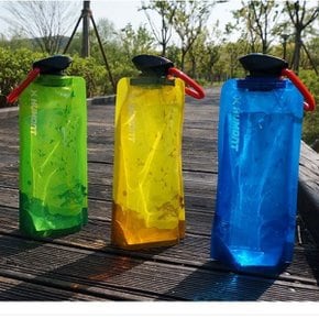 휴몬트 접이식 물통700ml 접어서 휴대가능신소재원단