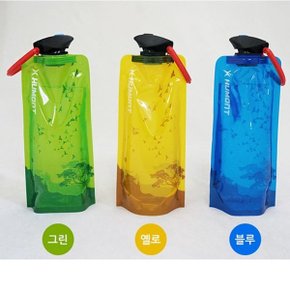 휴몬트 접이식 물통700ml 접어서 휴대가능신소재원단