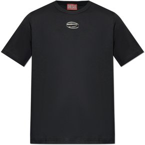 25SS T-ADJUST-OD 로고 티셔츠 블랙 A17880 0CLBR 9XX