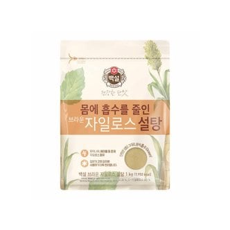  CJ 백설 브라운 자일로스 설탕 1kg 3개