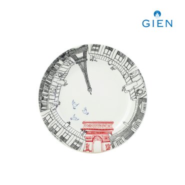 지앙 사쎄 파리 디저트 접시 개선문 1p (22cm)