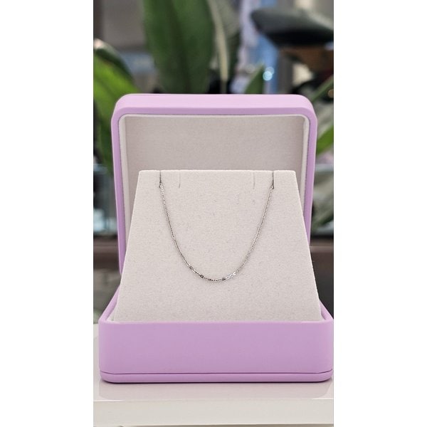 [시흥점] 리 미니(S)16인치(41m) 18K 화이트골드  체인( 381400625)