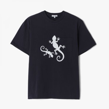 샌프란시스코마켓 /엔지니어드 가먼츠/PRINTED CROSS CREW NECK T-SHIRT/남성 반팔 티셔츠/ EGE1M60001
