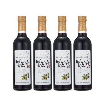  고창명산품 복분자주 375ml4본