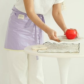 글로시 쉴드 생활 방수 허리 하프 앞치마