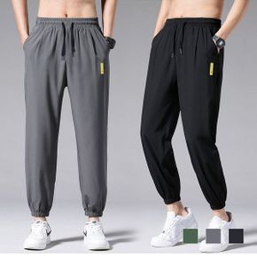 남자 트랙수트 얇은바지 H라인 츄리링바지 바지_P335499230