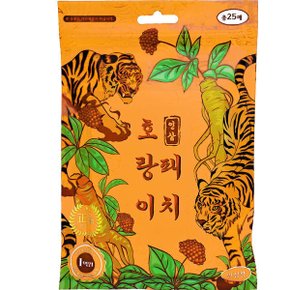 부치카 호랑이 홍삼 패치 패드 찜질 파스형 20매