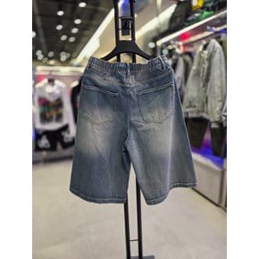 [시흥점] 26 캣워싱 버뮤다 데님반바지(블루)/JHZZ81408BL