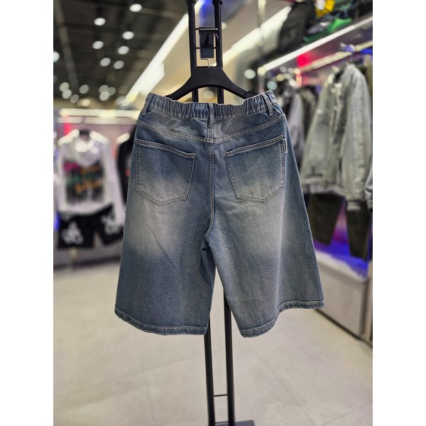 [시흥점] 26 캣워싱 버뮤다 데님반바지(블루)/JHZZ81408BL