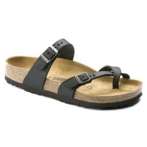 우먼 Birkenstock 마야리 천연가죽 오일드 - 블랙 검정 0171481