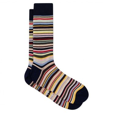 이스퀘어 4756269 Paul Smith Farley Stripe Cotton Blend Dress Socks