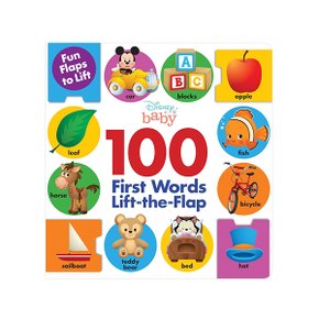 Disney Baby 100 First Words Lift-the-Flap - 플랩북/보드북