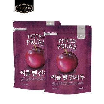 리치팜너트 씨를뺀건자두 400g x 2봉