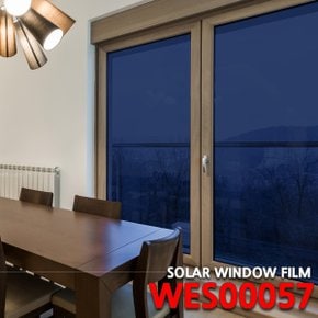 솔라 썬팅필름 WES00057/블루/창문용시트지/자외선차단 비산방지/사생활보호