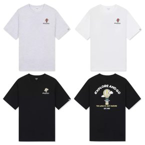 [23S/S] 디스커버리 DXRS5Q033 디커맨 벌룬그래픽 반팔티셔츠 남여 공용 커플 티셔츠
