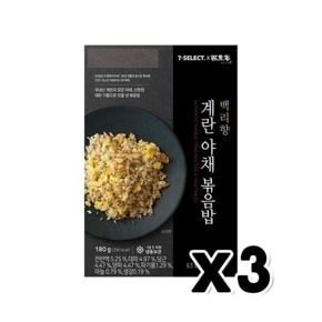 백리향 계란야채볶음밥 즉석간편조리 180g x 3개