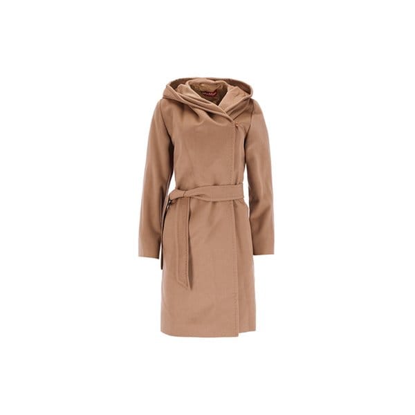 2426016111600 006 NEW MANG 뉴 망 벨티드 후드 울 여성 코트