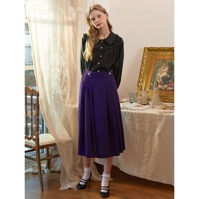 VIOLET FLARE SKIRT