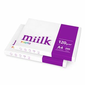 밀크포토 A4용지 120g 2권(400매) Miilk photo(ns)[35804478]
