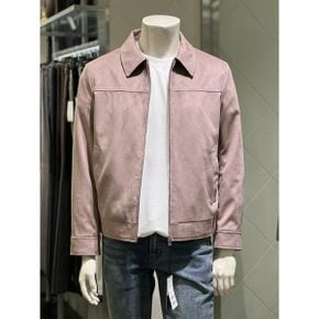 BASSO 세이브존01 비건 레더 스웨이드 간절기 카라 자켓 BSY5 UA10A_P405230397