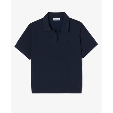 라코스테 (여성) 25SS 부클 오픈카라 폴로 PF650E-55G 166(네이비)