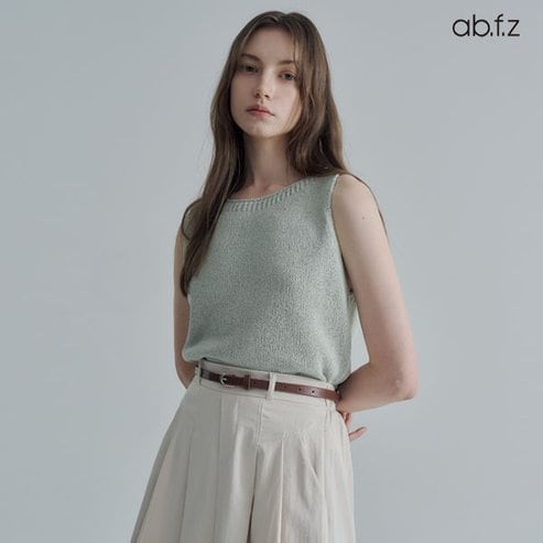 ab.f.z [ab.f.z/신상] 쿨링 여름 슬리브리스 니트 (AFZ5MW32A)