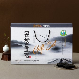 성경김 [지도표 성경김] 곱창돌김 선물세트 (50g, 4봉)