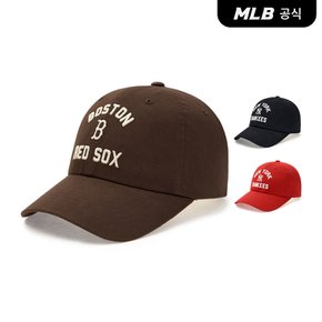 [엠엘비코리아공식] [MLB] 바시티 레터링 언스트럭쳐 볼캡 (3 COLOR)