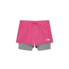 노스페이스 키즈 여아 ACTION LEGGINGS SHORTS MNS6KJ04S-HPI