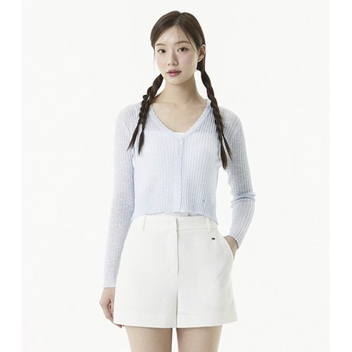 플라스틱아일랜드 시스루 니트 가디건 (PR2KG404)