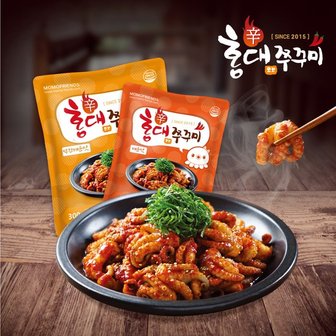 홍대쭈꾸미 양념쭈꾸미볶음 약간매운맛 2팩+매운맛 2팩 500g