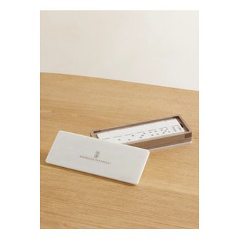 부르넬로쿠치넬리 브루넬로쿠치넬리 월넛 우드 크리온® 포터블 도미노 세트 뉴트럴 1647597342755818