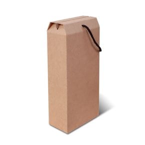 선물박스 고급형 와인 중형 2구 포장 상자 패키지제작 (손잡이끈 + 내지 포함)