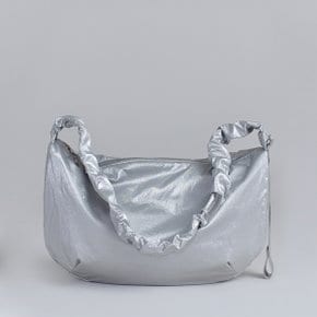 Daily Shirring Bag L Sleek Silver