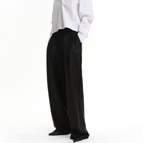 WOOL STITCH WIDE TROUSERS_2colors J241NPT203