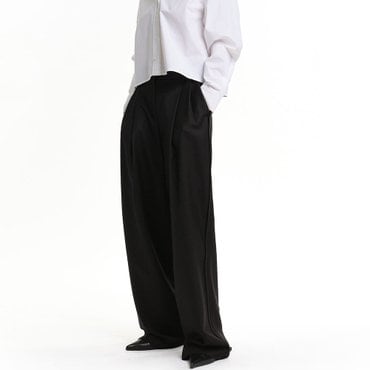 매그제이 WOOL STITCH WIDE TROUSERS_2colors J241NPT203