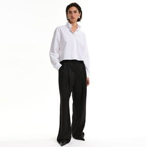 WOOL STITCH WIDE TROUSERS_2colors J241NPT203