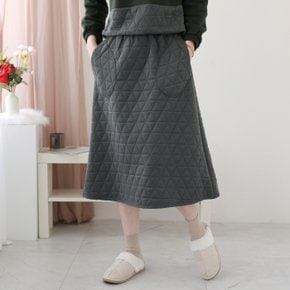 엠보 누빔 스커트 LSK109