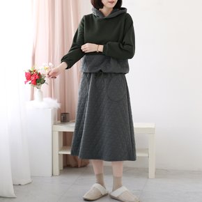엠보 누빔 스커트 LSK109