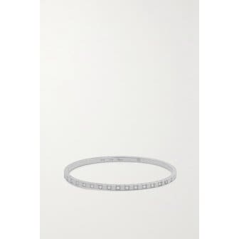 쇼파드 아이스 큐브 18K 화이트 골드 다이아몬드 뱅글 29419655931478654