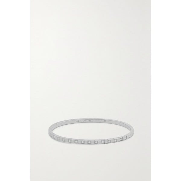 아이스 큐브 18K 화이트 골드 다이아몬드 뱅글 29419655931478654